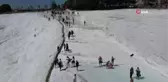 'Beyaz cennet' Pamukkale, bayramda ziyaretçi akınına uğradı