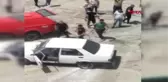 DRİFT FESTİVALİNDE ÜST ÜSTE KAZA, ŞANS ESERİ YARALANAN OLMADI