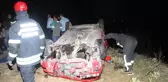 Kontrolden çıkan otomobil takla attı: 1 çocuk öldü, 7 kişi yaralandı