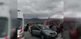 Cip ile otomobilin çarpışması sonucu 3 kişi yaralandı