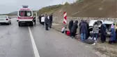 KAHRAMANMARAŞ - Devrilen otomobildeki 3 kişi yaralandı