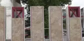 Tarihi cami avlusunda yapılan beton bloklar tartışma konusu oldu
