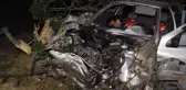 Son dakika haber! Aşırı hızlı araç yoldan çıkıp etrafı savaş alanına çevirdi: 1 ağır yaralı
