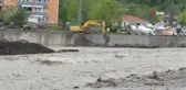 Bozkurt'ta su seviyesinin yükselmesi nedeniyle açılan 3 geçici köprü ulaşıma kapatıldı