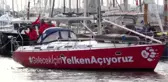 İklim değişikliğine dikkati çekmek için yelken açan denizciler, Bodrum'da mola verdi