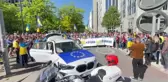 Brüksel'de Ukrayna ile dayanışma yürüyüşü düzenlendi