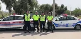 Jandarma ve polis ekiplerinden Anneler Günü kutlaması