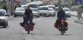 Bisikletle Avrupa ve Asya turuna çıkan çift Konya'yı geziyor