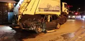 Kamyonla çarpışan otomobilin sürücüsü ağır yaralandı