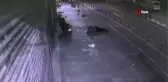 22 yaşındaki genç 4. kattan beton zemine böyle düştü