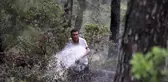Pamukkale'de 1 günde 2 orman yangını