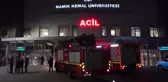 Tekirdağ'daki Üniversite Hastanesinde Yangın Çıktı