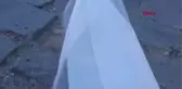 500 METRE UZUNLUĞUNDAKİ GELİN DUVAĞINI TARİHİ MEKANLARDA SERGİLEDİ