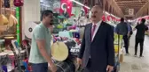 Batman'a atanan Vali Canalp'e Osmanlı yadigarı çarşının temsili anahtarı verildi