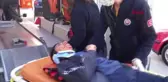 OKULA GİDERKEN HAFİF TİCARİ ARACIN ÇARPTIĞI MESUT YARALANDI