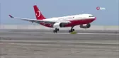 Cumhurbaşkanı Recep Tayyip Erdoğan'ın uçağı Rize-Artvin Havalimanı pistine indi