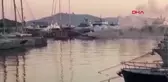 Son Dakika | BODRUM'DA TEKNEDE YANGIN PANİĞİ