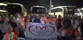 Miting İçin İzmir'den İstanbul'a Giden Eyt'lileri Bornova Belediye Başkanı Uğurladı
