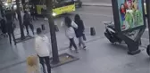 Şişli'de güpegündüz kapkaç şoku kamerada