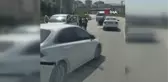 Bursa'da tekme ve tokatlı 'yol benim' kavgası