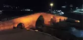 Irak'ın Zaho kentindeki tarihi köprü modern ışıklandırmayla yeni bir görünüme kavuştu