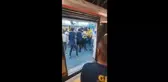 Marmaray'da Fenerbahçe ve Trabzonspor taraftarları arasında kavga çıktı