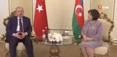 TBMM Başkanı Şentop, Azerbaycan Milli Meclis Başkanı Gafarova ile bir araya geldi