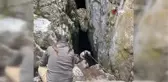 Tespit edilen mağarada mühimmat ve yaşam malzemeleri ele geçirildi