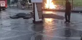Beylikdüzü'nde doğalgaz borusu alev aldı, mahallede panik yaşandı