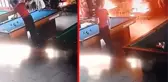 4 bin TL için salonu ateşe verdi! Korkuya kapılan müşteriler can havliyle dışarı kaçtı