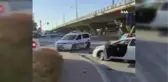 5 kişinin yaralandığı kazada, devrilen servis minibüsünün şoförü olay yerinden kaçtı