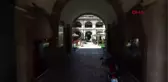 TARİHİ HANIN DUVARLARINDA 'SPREY BOYA'LI YAZILARA TEPKİ