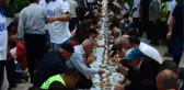 PANDEMİ NEDENİYLE ARA VERİLMİŞTİ: 1 KİLOMETRELİK YER SOFRASIYLA BAŞLADI