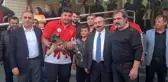 Dünya Şampiyonu Ali Peker, memleketinde coşkuyla karşılandı