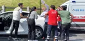Hasta taşıyan ambulans otomobille çarpıştı...