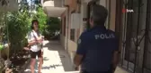 Terasta mahsur kalan kedi kurtarma çalışmaları sırasında 4. kattan atlayınca gözyaşlarına boğuldular
