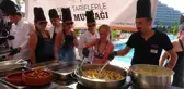YABANCI TURİSTLER TÜRK YEMEKLERİ YAPTI