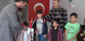 Polis ekipleri, öğrencilerin gazi ve şehit yakınlarıyla tanışma isteğini yerine getirdi