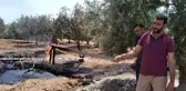 TPAO, Manisa'da bir bahçedeki kuyudan akan petrole benzer siyah sıvıdan numune aldı