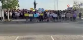KKTC ODTÜ Kampüsü'nde öğrencilerden 'zam' protestosu