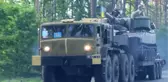 Ukrayna askeri konvoyu Kiev bölgesinde görüntülendi