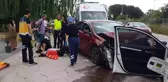 İki otomobil kafa kafaya çarpıştı: 5 yaralı