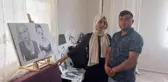 Mardinli ev hanımı hobi olarak başladığı resim sanatını ticarete döktü