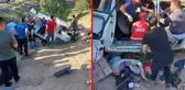 İşçileri taşıyan minibüs uçuruma yuvarlandı: 4 ölü, 6 yaralı