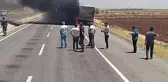 Şırnak'ta seyir halindeki TIR alevlere teslim oldu