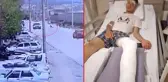 Adrenalin olsun diye araçların önüne atlayan öğrenciler ölümden kıl payı kurtuldu
