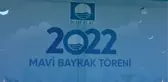 BALIKESİR - Ayvalık Vilayetler Evi Plajı'na mavi bayrak asıldı