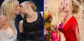 20 yıl sonra aynı poz! Britney Spears, bu sefer de Madonna ile kendi düğününde öpüştü