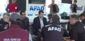 Vali Şahin, Tatlar Deresi'nin taşması sonucu sel felaketinin yaşandığı bölgede incelemelerde bulundu