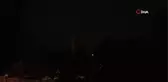 Erzurum'da geceyi şimşekler aydınlattı